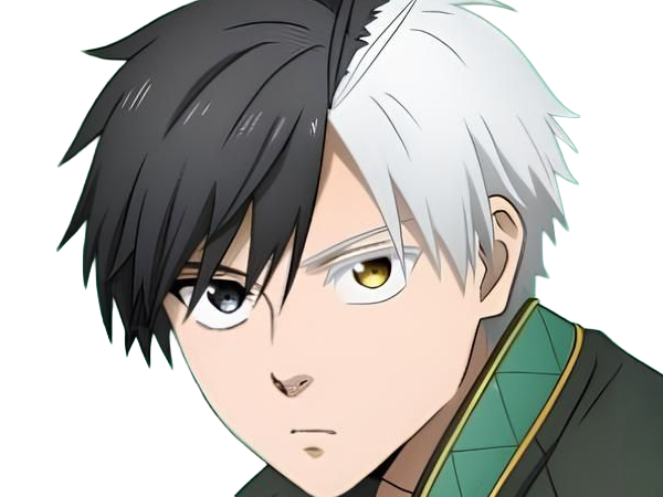 Sticker haruka sakura othello wind breaker anime manga protagoniste delinquant combattant lyceen homme cheveux noirs blancs yeux gris jaunes bicolor par Dark-63