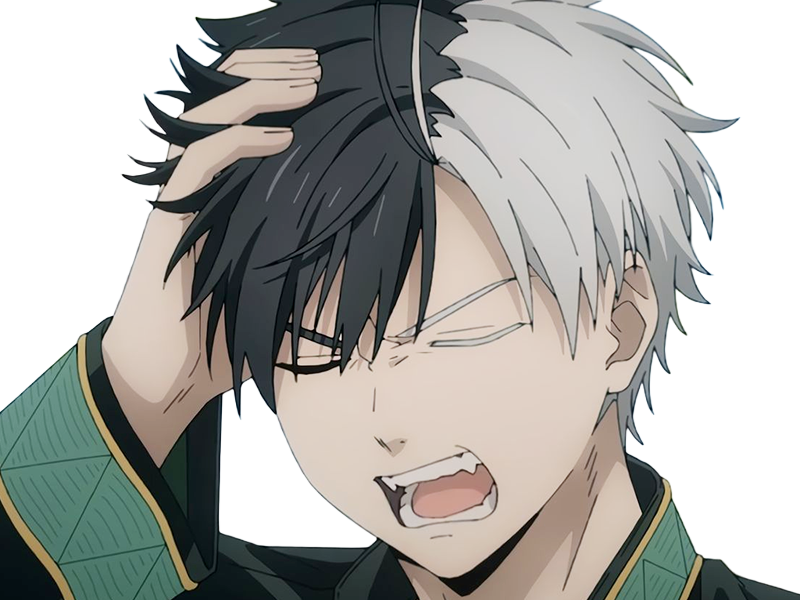 haruka sakura othello wind breaker anime manga protagoniste delinquant combattant lyceen homme cheveux-noirs-blancs yeux-gris-jaunes bicolor