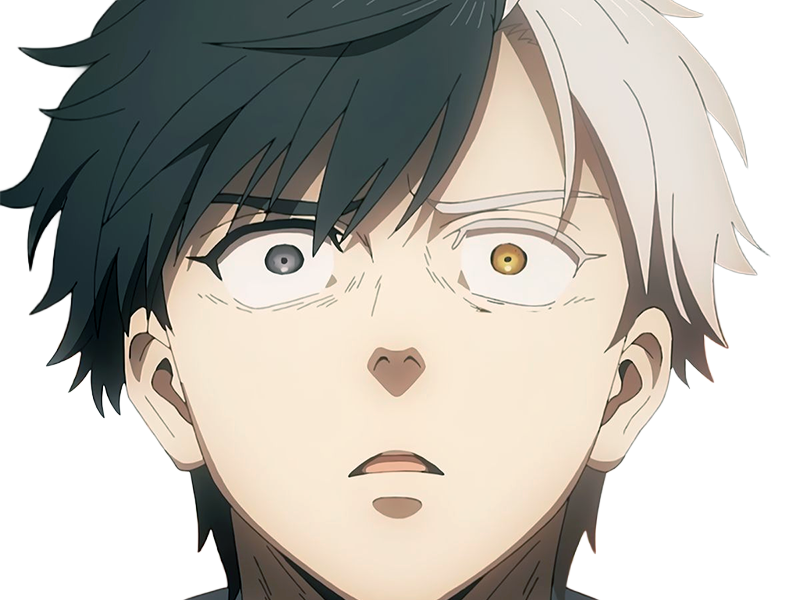 haruka sakura othello wind breaker anime manga protagoniste delinquant combattant lyceen homme cheveux-noirs-blancs yeux-gris-jaunes bicolor