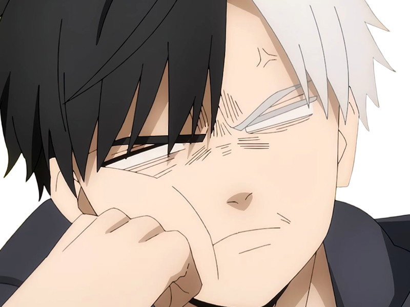 haruka sakura othello wind breaker anime manga protagoniste delinquant combattant lyceen homme cheveux-noirs-blancs yeux-gris-jaunes bicolor