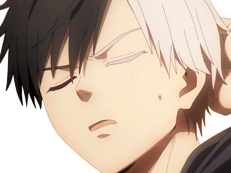 haruka sakura othello wind breaker anime manga protagoniste delinquant combattant lyceen homme cheveux-noirs-blancs yeux-gris-jaunes bicolor