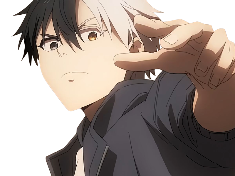 haruka sakura othello wind breaker anime manga protagoniste delinquant combattant lyceen homme cheveux-noirs-blancs yeux-gris-jaunes bicolor