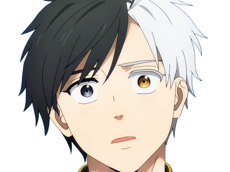 haruka sakura othello wind breaker anime manga protagoniste delinquant combattant lyceen homme cheveux-noirs-blancs yeux-gris-jaunes bicolor