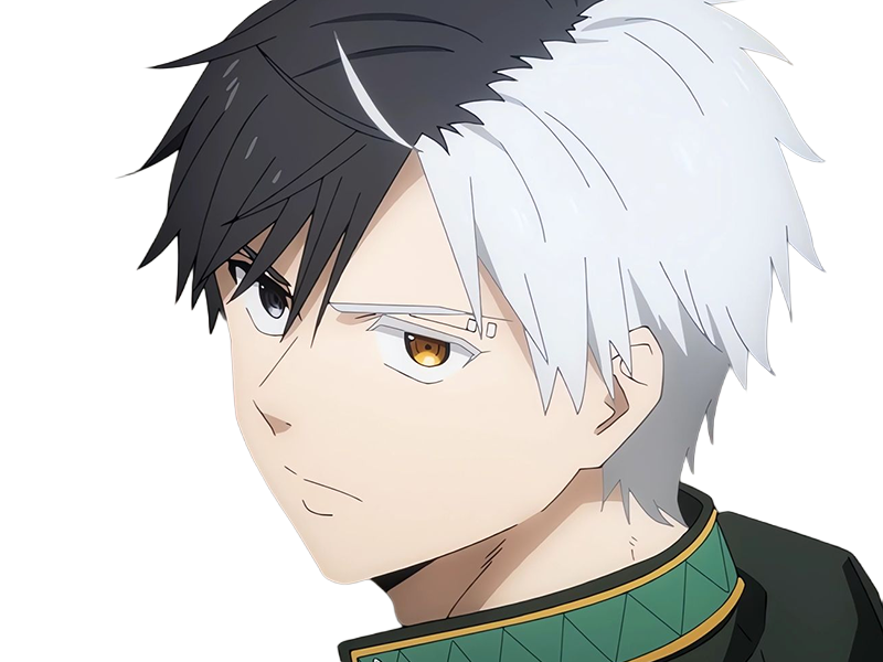 haruka sakura othello wind breaker anime manga protagoniste delinquant combattant lyceen homme cheveux-noirs-blancs yeux-gris-jaunes bicolor