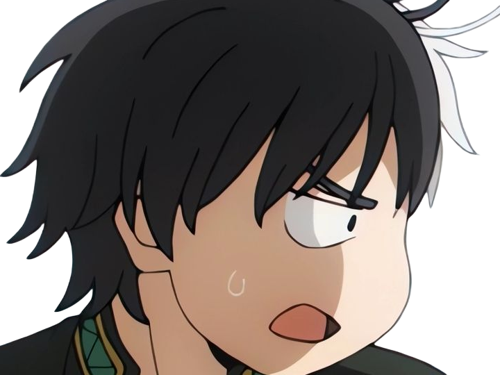 Sticker haruka sakura othello wind breaker anime manga protagoniste delinquant combattant lyceen homme cheveux noirs blancs yeux gris jaunes bicolor par Dark-63