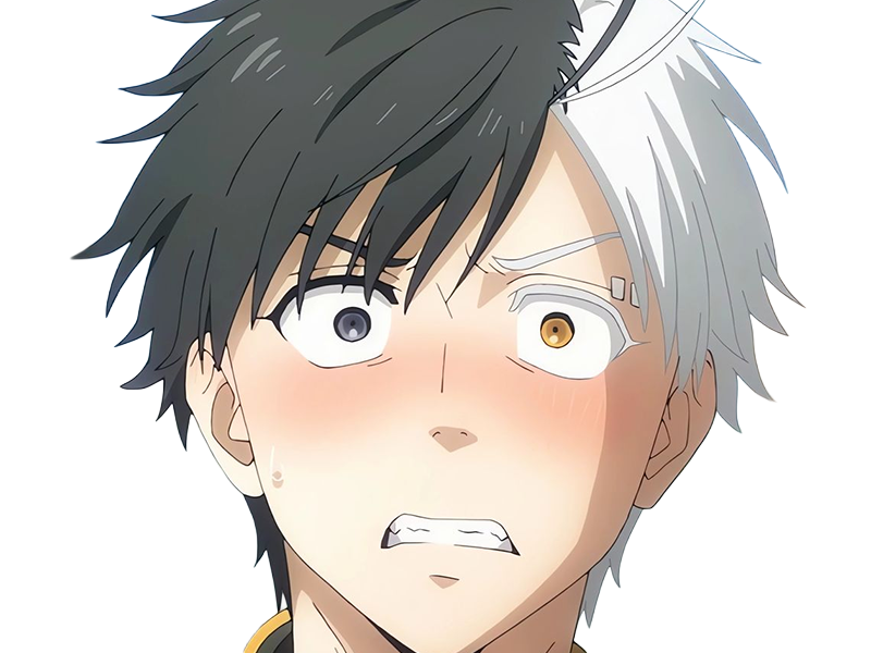 haruka sakura othello wind breaker anime manga protagoniste delinquant combattant lyceen homme cheveux-noirs-blancs yeux-gris-jaunes bicolor