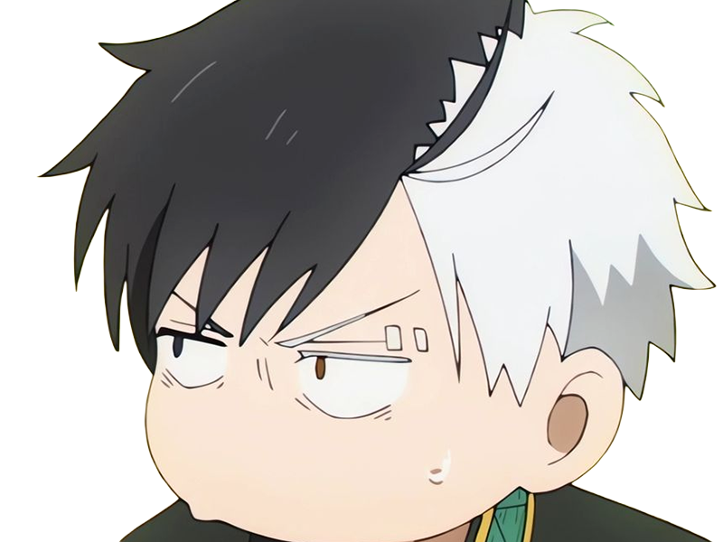 Sticker haruka sakura othello wind breaker anime manga protagoniste delinquant combattant lyceen homme cheveux noirs blancs yeux gris jaunes bicolor par Dark-63