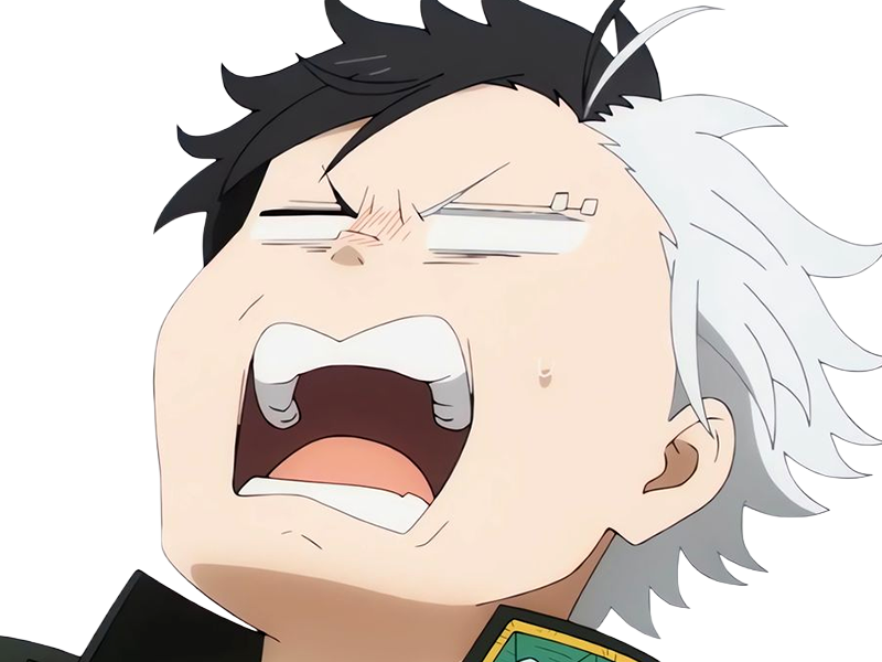 Sticker haruka sakura othello wind breaker anime manga protagoniste delinquant combattant lyceen homme cheveux noirs blancs yeux gris jaunes bicolor par Dark-63