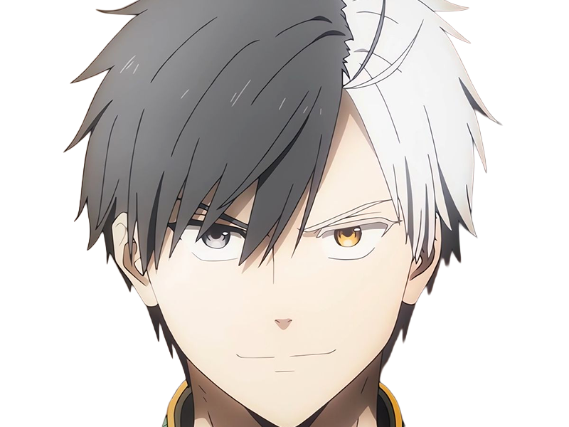 Sticker haruka sakura othello wind breaker anime manga protagoniste delinquant combattant lyceen homme cheveux noirs blancs yeux gris jaunes bicolor par Dark-63