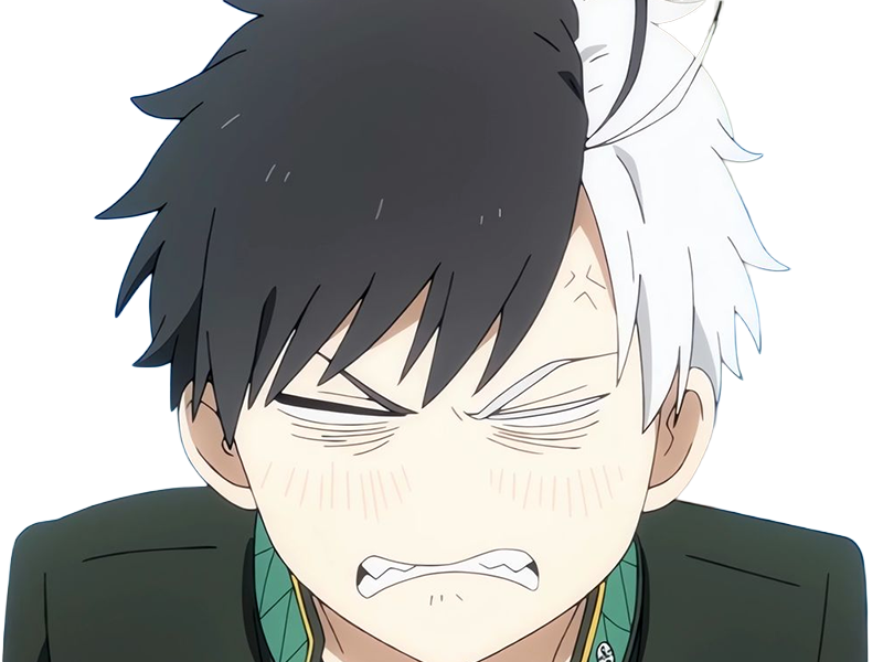 Sticker haruka sakura othello wind breaker anime manga protagoniste delinquant combattant lyceen homme cheveux noirs blancs yeux gris jaunes bicolor par Dark-63