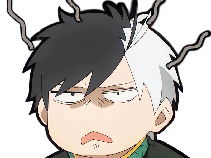 Sticker haruka sakura othello wind breaker anime manga protagoniste delinquant combattant lyceen homme cheveux noirs blancs yeux gris jaunes bicolor par Dark-63