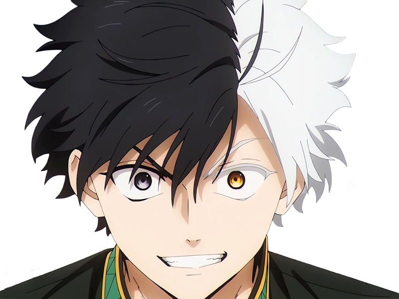 haruka sakura othello wind breaker anime manga protagoniste delinquant combattant lyceen homme cheveux-noirs-blancs yeux-gris-jaunes bicolor