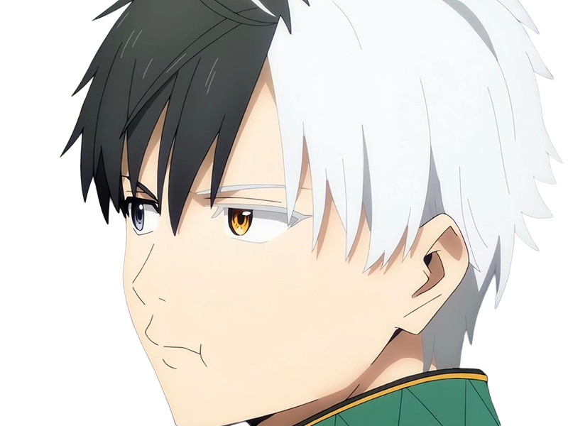 haruka sakura othello wind breaker anime manga protagoniste delinquant combattant lyceen homme cheveux-noirs-blancs yeux-gris-jaunes bicolor