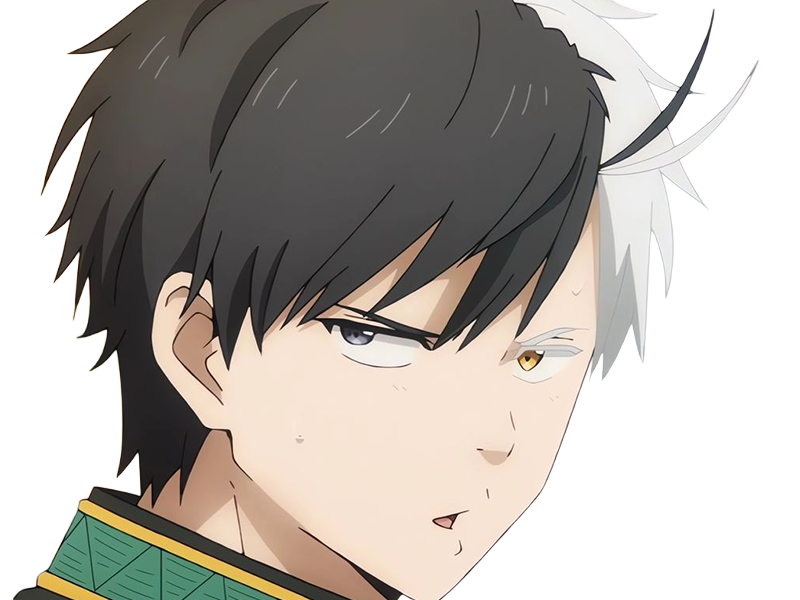 haruka sakura othello wind breaker anime manga protagoniste delinquant combattant lyceen homme cheveux-noirs-blancs yeux-gris-jaunes bicolor