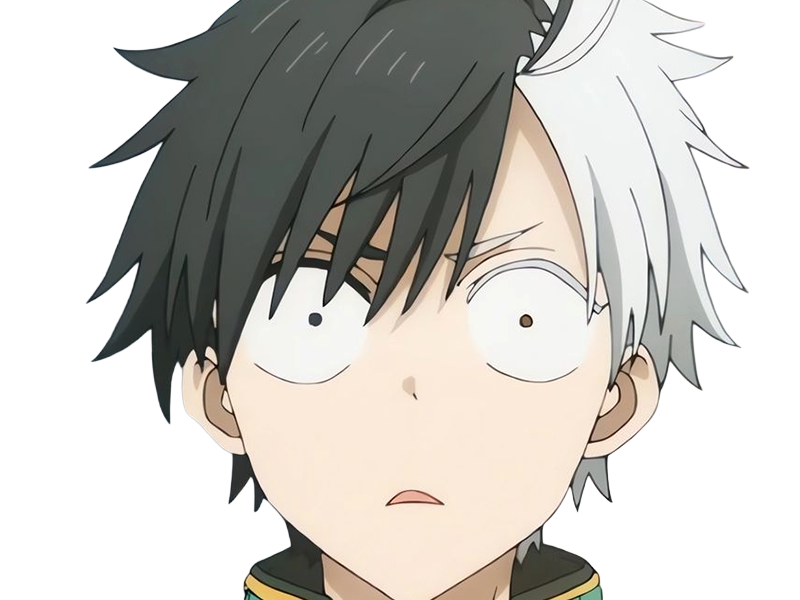 haruka sakura othello wind breaker anime manga protagoniste delinquant combattant lyceen homme cheveux-noirs-blancs yeux-gris-jaunes bicolor