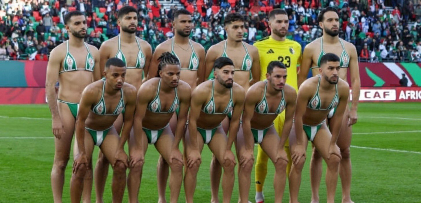 algerie can elimination bikini string football afrique arabe equipe perdant defaite humiliation nul zero