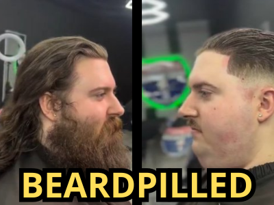 beard pill beardpill beardpilled barbe rase rasee homme double menton double-menton gros