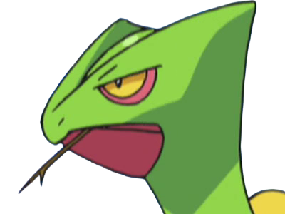 jungko sceptile pokemon 3g hoenn plante moupe nintendo lezard gecko vlt