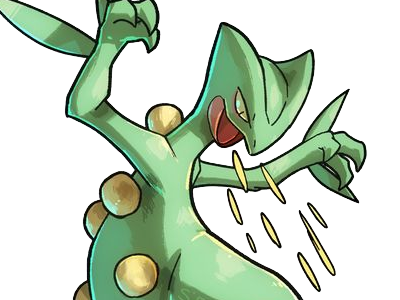 jungko sceptile pokemon 3g hoenn plante moupe nintendo lezard gecko vlt