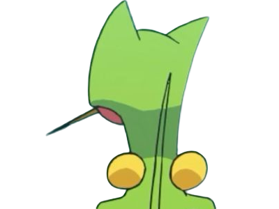 jungko sceptile pokemon 3g hoenn plante moupe nintendo lezard gecko vlt