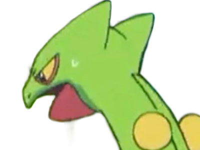 jungko sceptile pokemon 3g hoenn plante moupe nintendo lezard gecko vlt