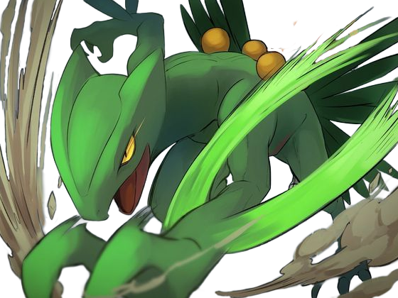 jungko sceptile pokemon 3g hoenn plante moupe nintendo lezard gecko vlt