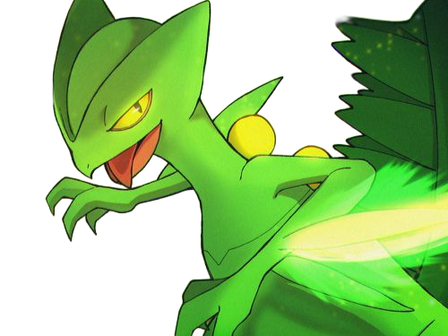 jungko sceptile pokemon 3g hoenn plante moupe nintendo lezard gecko vlt