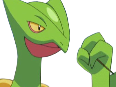 jungko sceptile pokemon 3g hoenn plante moupe nintendo lezard gecko vlt