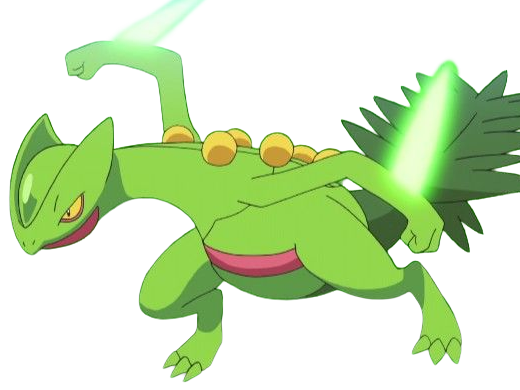 jungko sceptile pokemon 3g hoenn plante moupe nintendo lezard gecko vlt