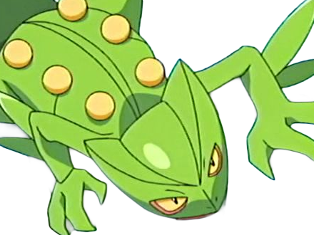 jungko sceptile pokemon 3g hoenn plante moupe nintendo lezard gecko vlt