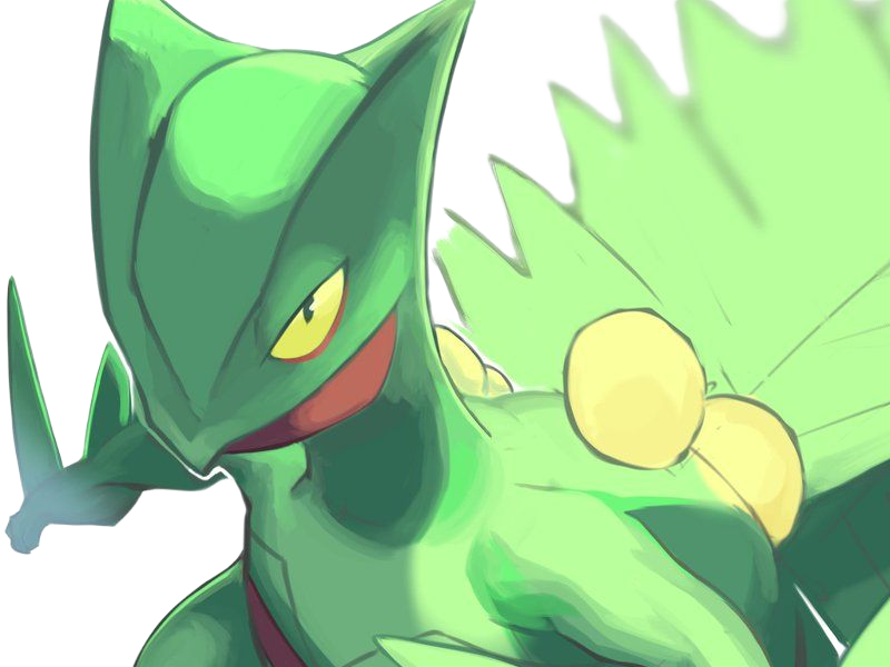 jungko sceptile pokemon 3g hoenn plante moupe nintendo lezard gecko vlt