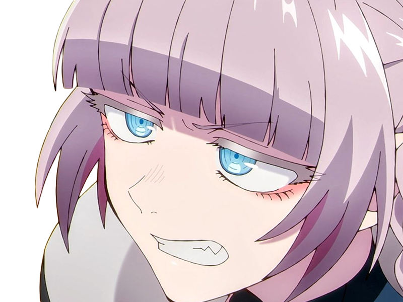 nazuna nanakusa call-of-the-night anime manga vampire immortelle waifu femme cheveux-rose yeux-bleus insolente nonchalante espiegle moupe