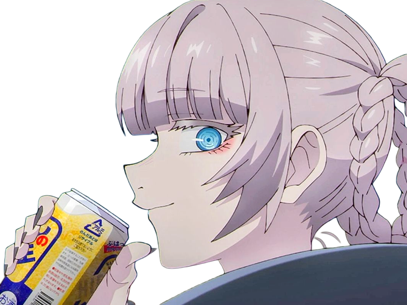 nazuna nanakusa call-of-the-night anime manga vampire immortelle waifu femme cheveux-rose yeux-bleus insolente nonchalante espiegle moupe