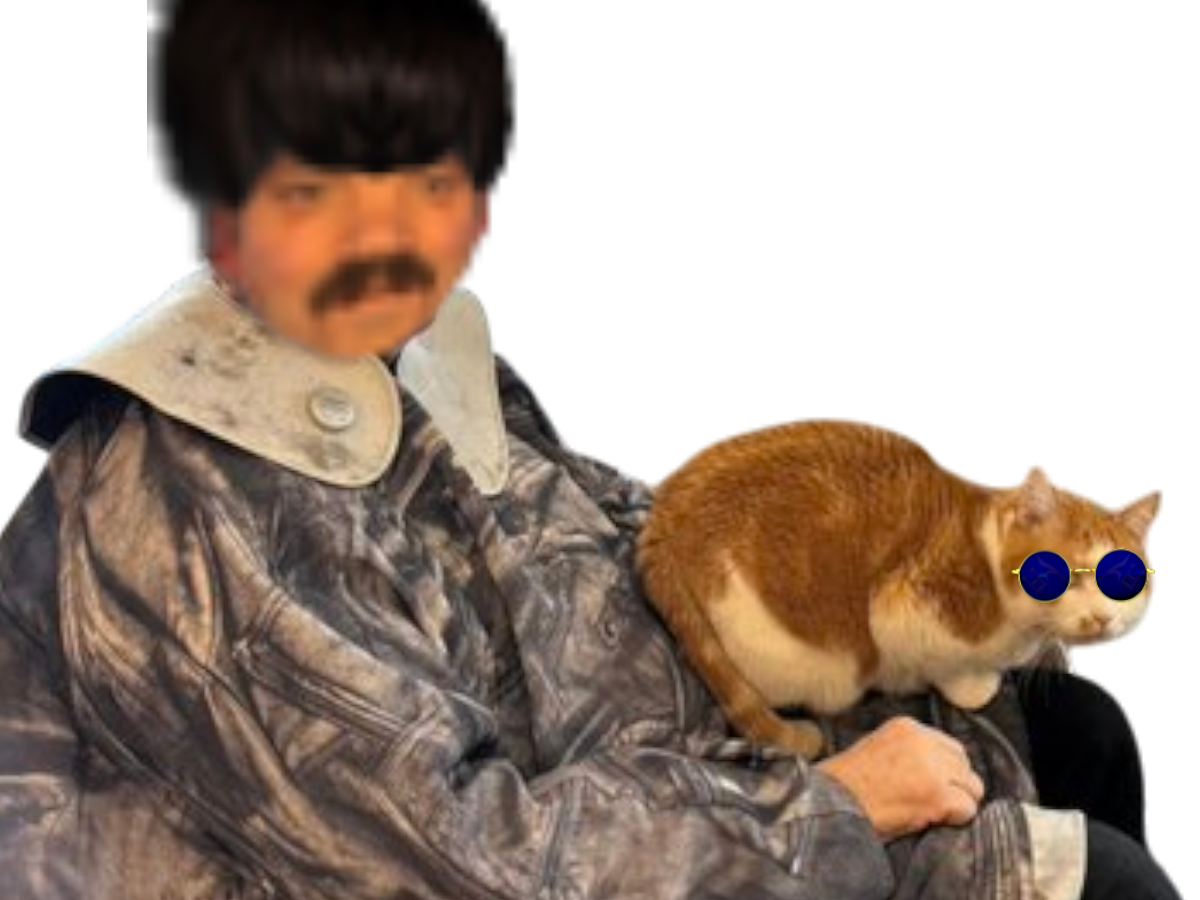 melenchon franc macon chat lunettes bleues coupe bol risitas selection naturelle arrogant meprisant hautain riche