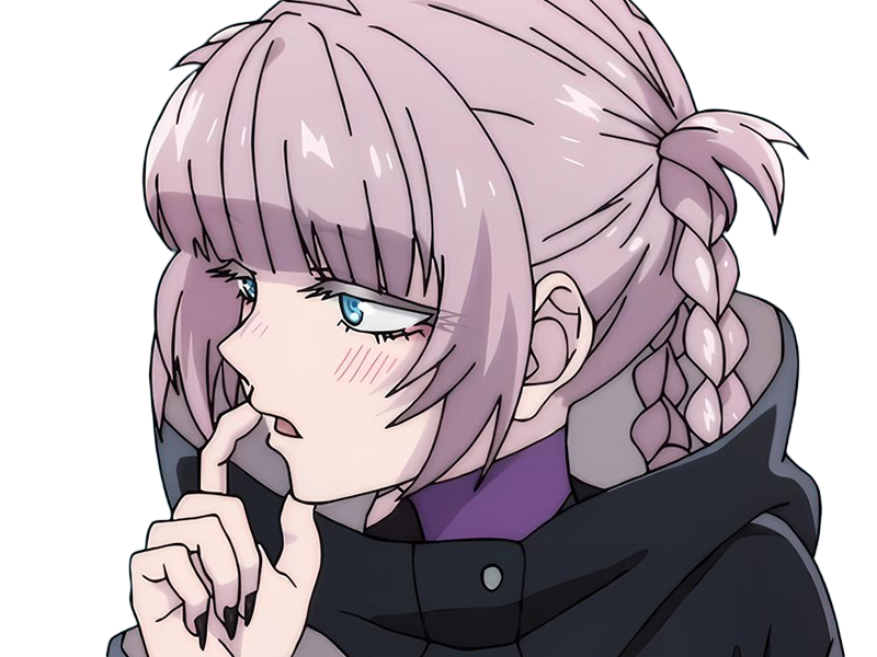 nazuna nanakusa call-of-the-night anime manga vampire immortelle waifu femme cheveux-rose yeux-bleus insolente nonchalante espiegle moupe