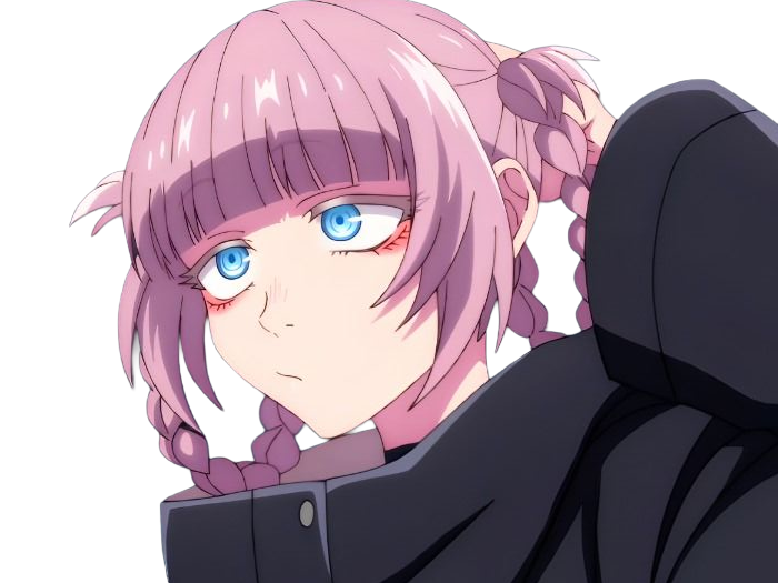 nazuna nanakusa call-of-the-night anime manga vampire immortelle waifu femme cheveux-rose yeux-bleus insolente nonchalante espiegle moupe