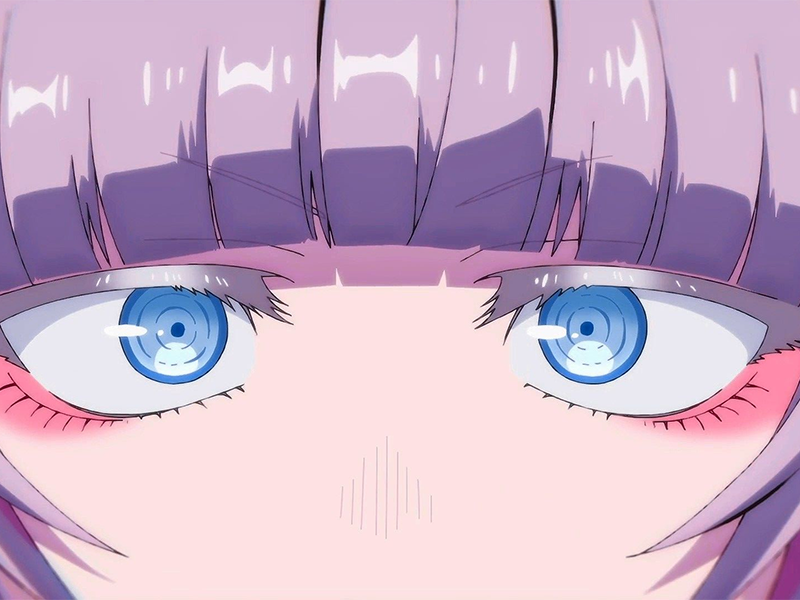 nazuna nanakusa call-of-the-night anime manga vampire immortelle waifu femme cheveux-rose yeux-bleus insolente nonchalante espiegle moupe