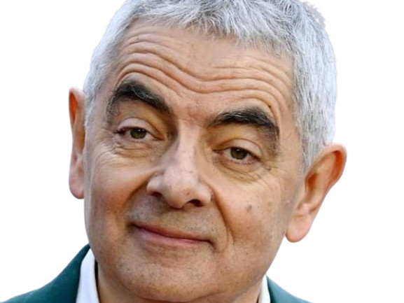rowan atkinson acteur homme comedien humoriste grimace anglais britannique vieux annees 2020 2020s