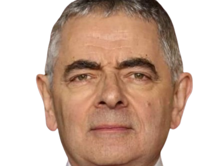 rowan atkinson acteur homme comedien humoriste grimace anglais britannique vieux annees 2020 2020s