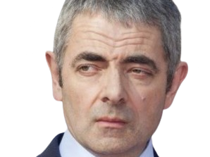rowan atkinson acteur homme comedien humoriste grimace anglais britannique vieux annees 2020 2020s