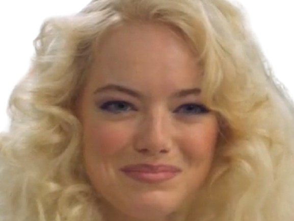 annie landsberg maniac serie emma emily jean stone actrice productrice americaine blonde femme chewing gum