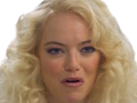 annie landsberg maniac serie emma emily jean stone actrice productrice americaine blonde femme chewing gum