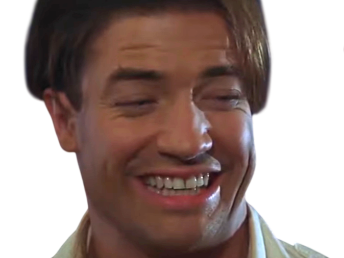 brendan fraser rick oconnell momie sourire