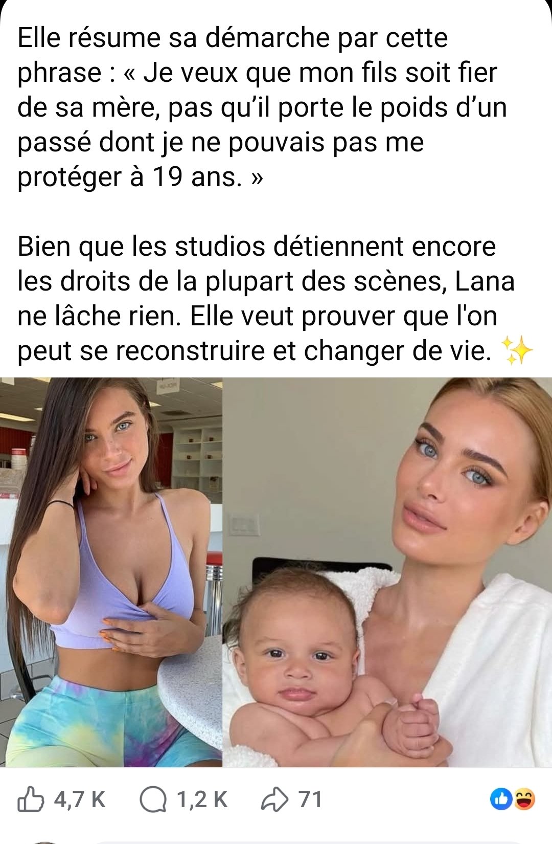 lana rhoades x actrice blonde femme meuf fille bzez bave 10