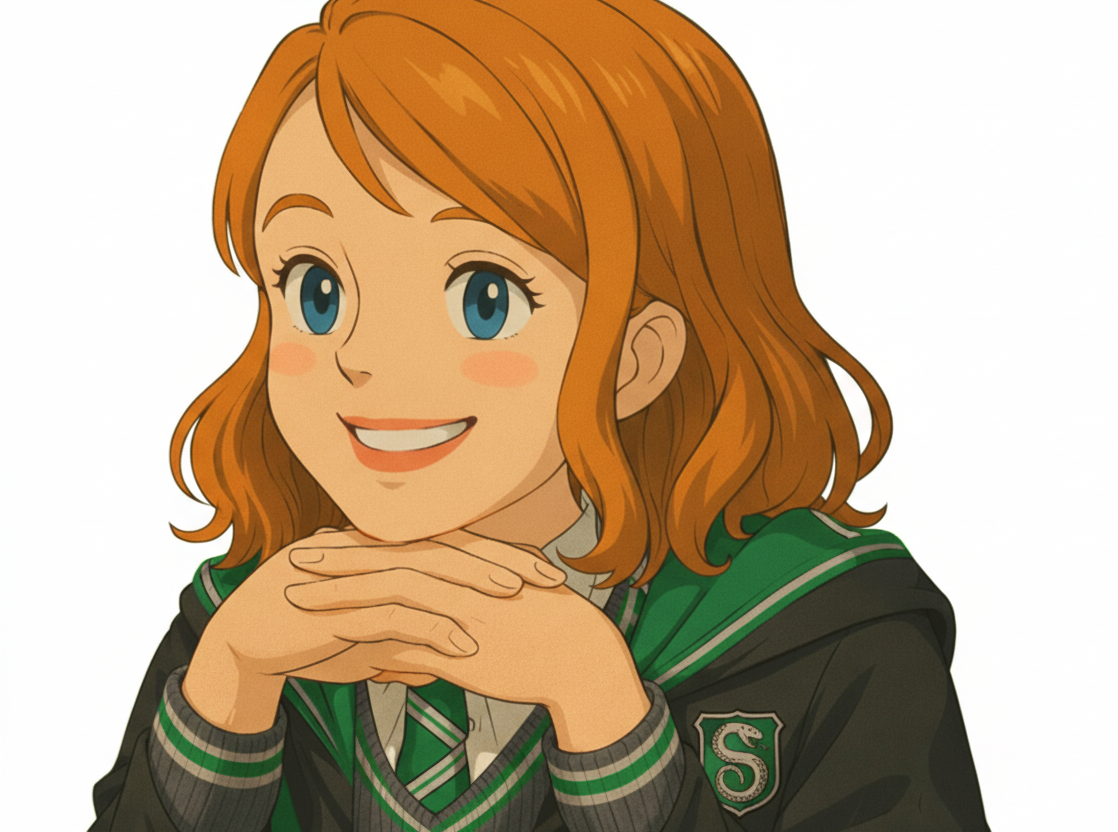 emma stone cute chou ghibli harry potter poudlard serpentard