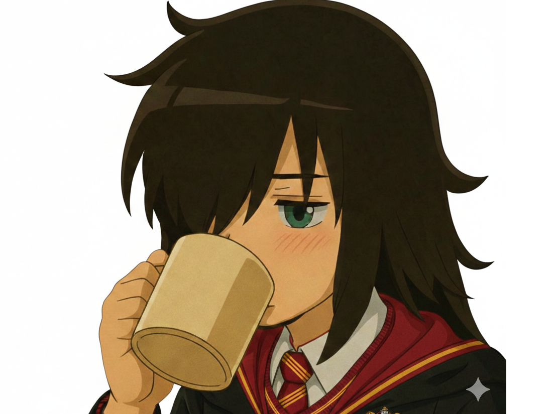 anime manga watamote tasse tomoko kuroki kikoojap ghibli harry potter poudlard gryffondor