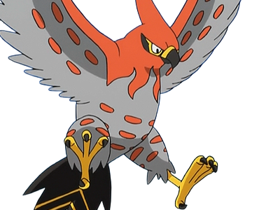 flambusard talonflame fiarrow pokemon pkm jeu anime type vol feu 6g kalos fournaise