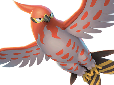 flambusard talonflame fiarrow pokemon pkm jeu anime type vol feu 6g kalos fournaise