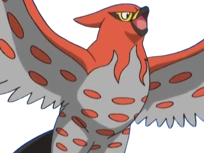 flambusard talonflame fiarrow pokemon pkm jeu anime type vol feu 6g kalos fournaise