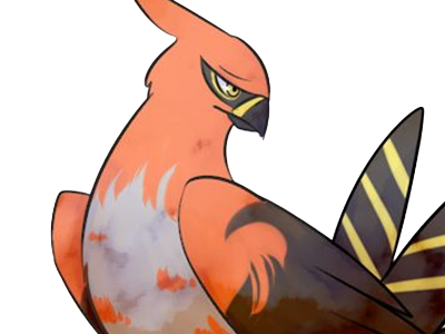 flambusard talonflame fiarrow pokemon pkm jeu anime type vol feu 6g kalos fournaise